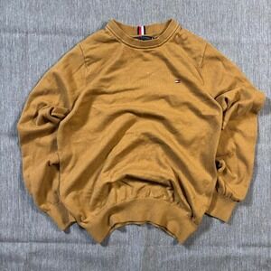 Brown Tommy Hilfiger crewneck sweater - XS